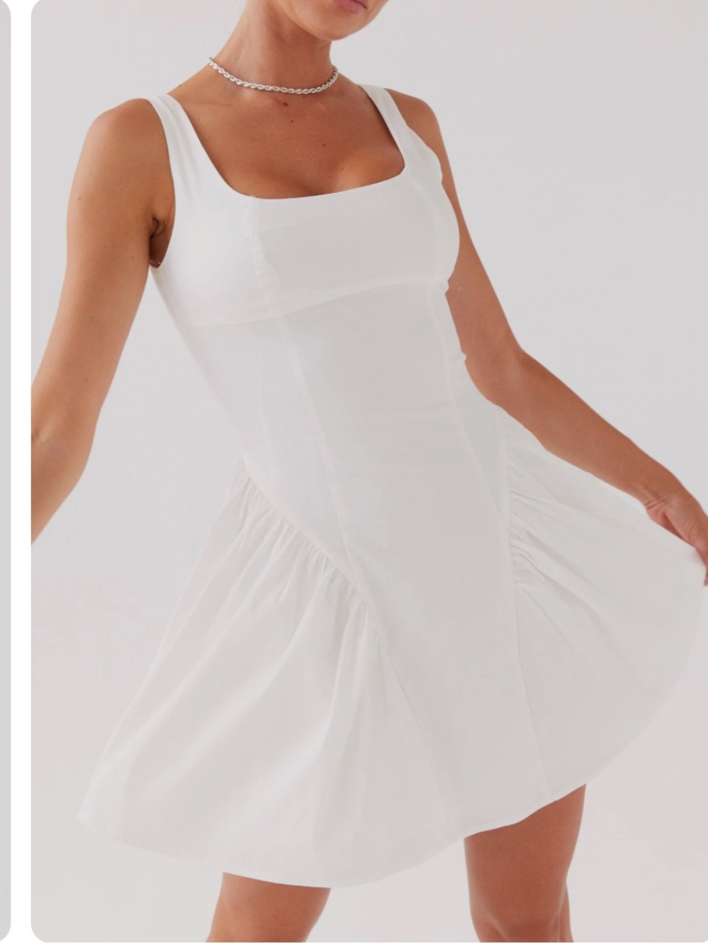Pepper mayo white corset mini dress - Picture 9 of 9